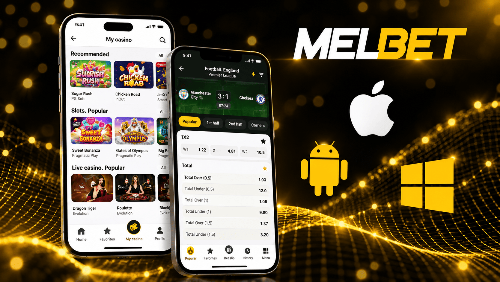 MelBet Desktop app para PC en México