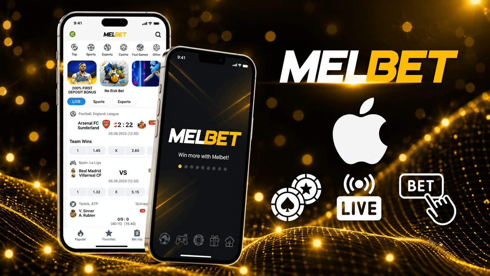 MelBet iOS app para iPhone y iPad en México