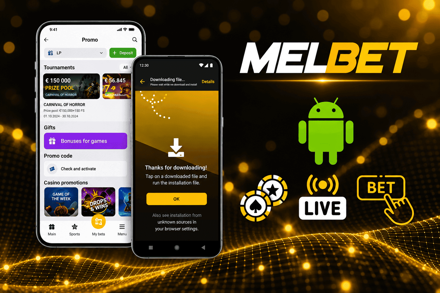 Interfaz y uso diario de la MelBet APP en el móvil