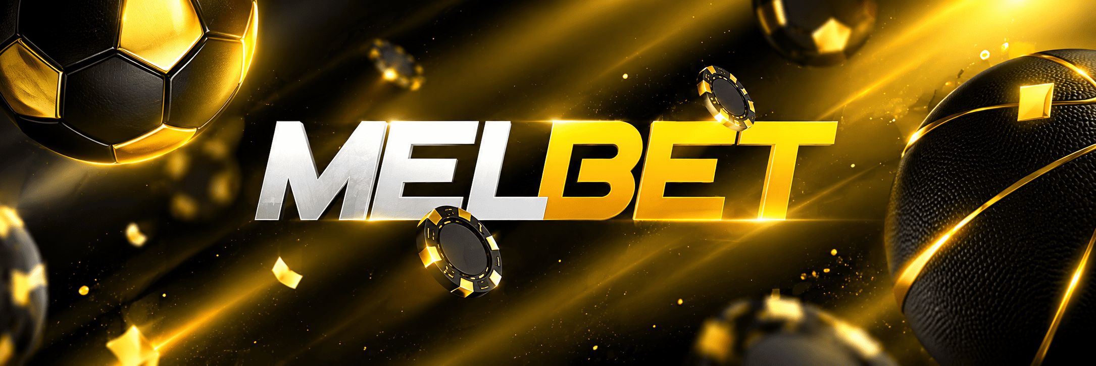 Logotipo de MelBet: marca de apuestas deportivas y casino en línea